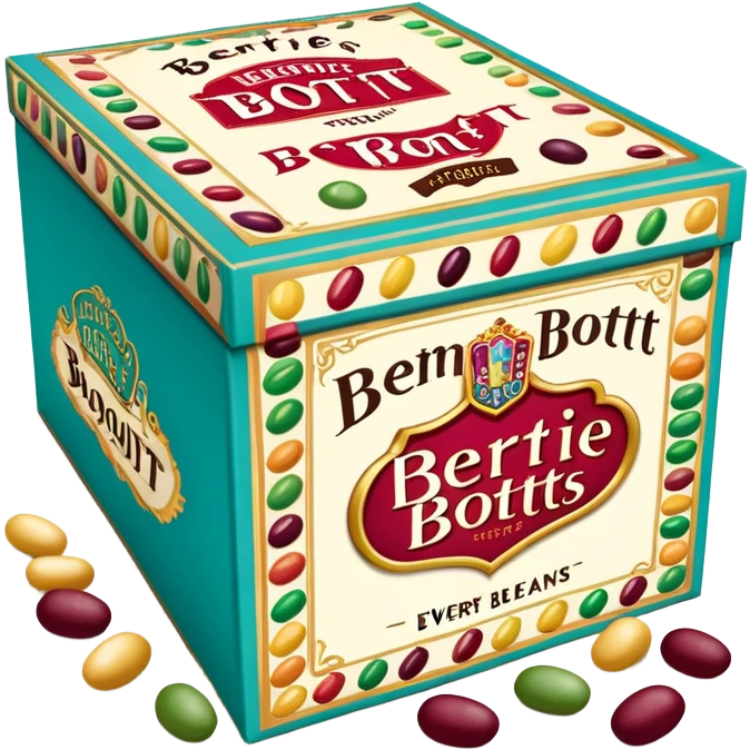 Bertie bott’s every flavour beans box emoji