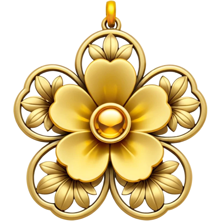 flower shape charm emoji