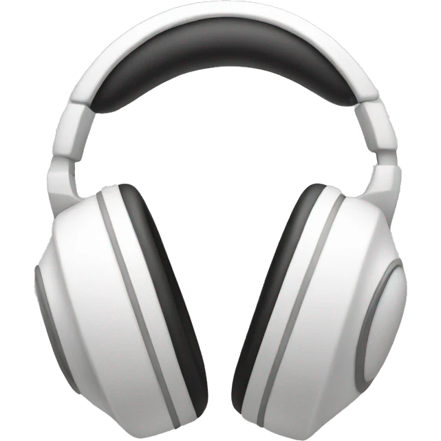 white headphones emoji