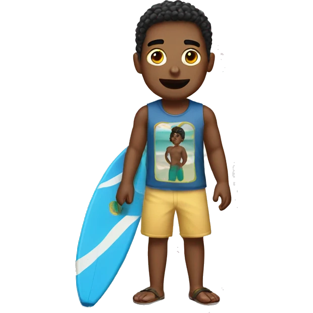 Beach boy emoji