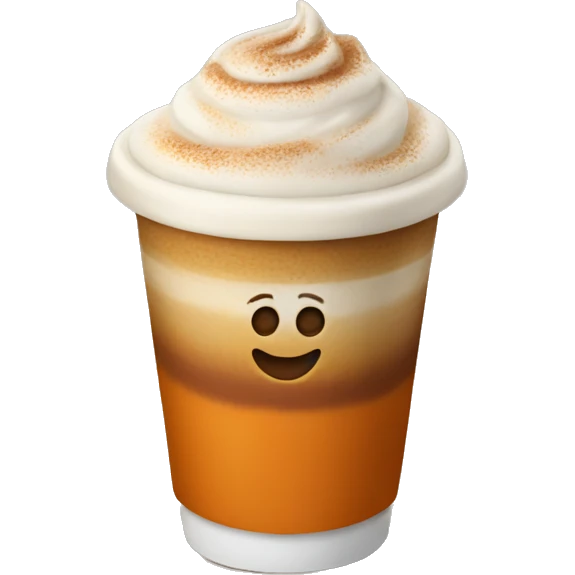 pumpkin spice latte emoji