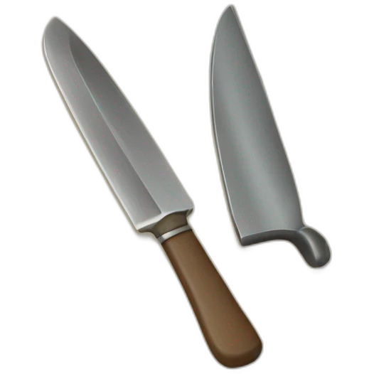 una chuleta con un cuchillo y un tenedor emoji