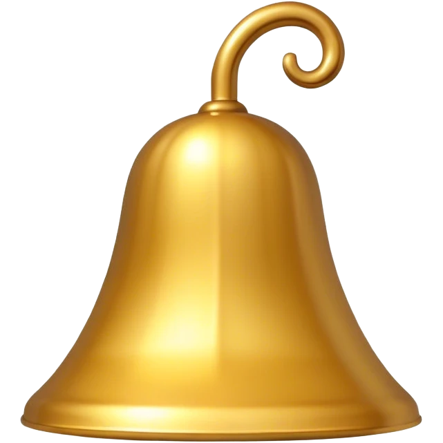 bell curve golden emoji