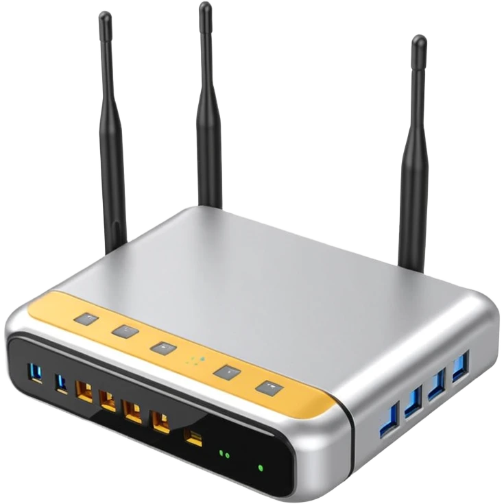 Mini modem router distrubitor emoji