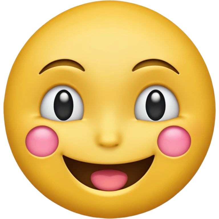 flirty yellow emoji face emoji