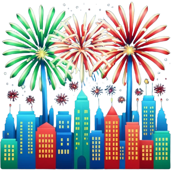 Night City Fireworks emoji