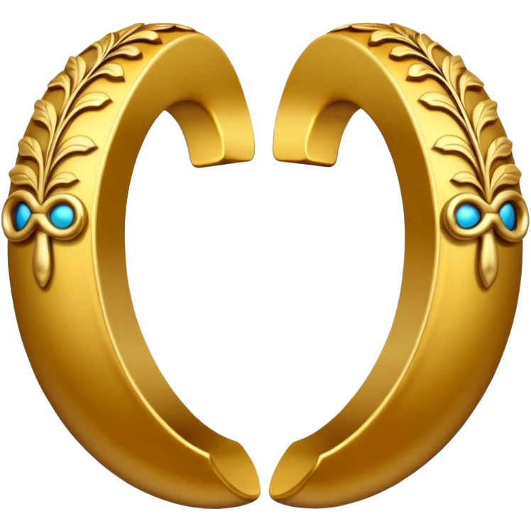 A pair of parentheses in gold or some other cool yet over the top word-art kind of writing emoji