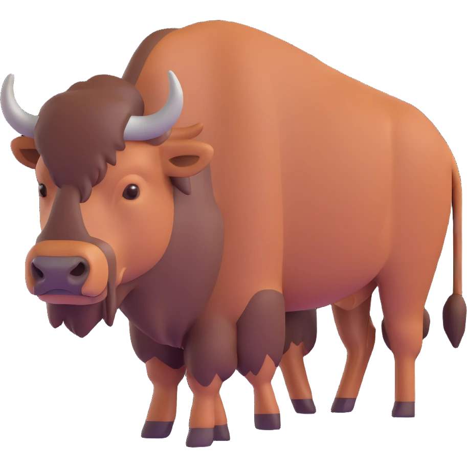 Bison emoji