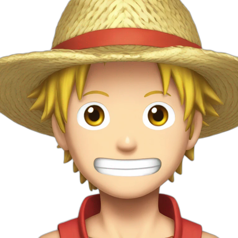 Luffy One piece pompier emoji
