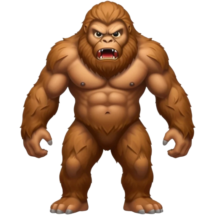 Angry Sasquatch  emoji