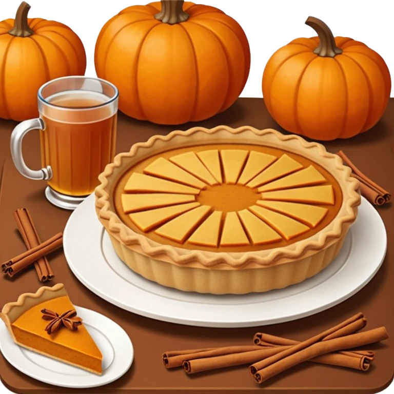 Fall baking scenery emoji
