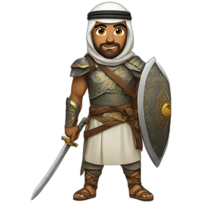 Arab muslim warrior emoji