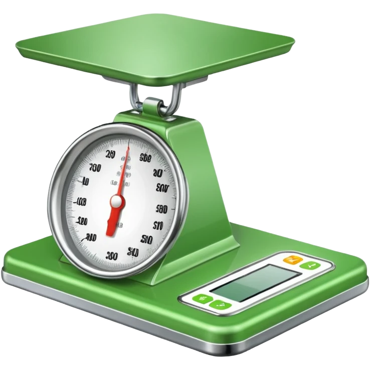 green logistics scales emoji