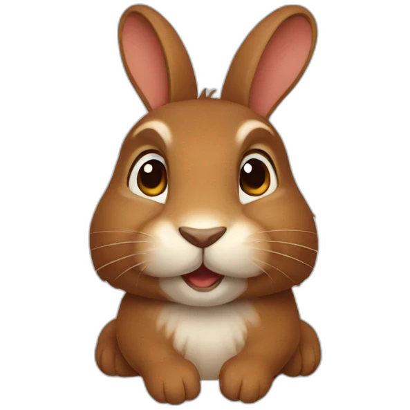 brown rabbit emoji