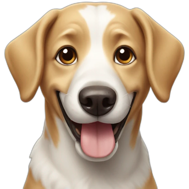 Happy dog emoji