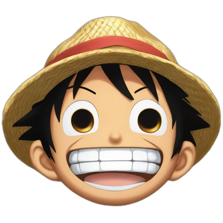 monkey d luffy gear 5 laughing emoji