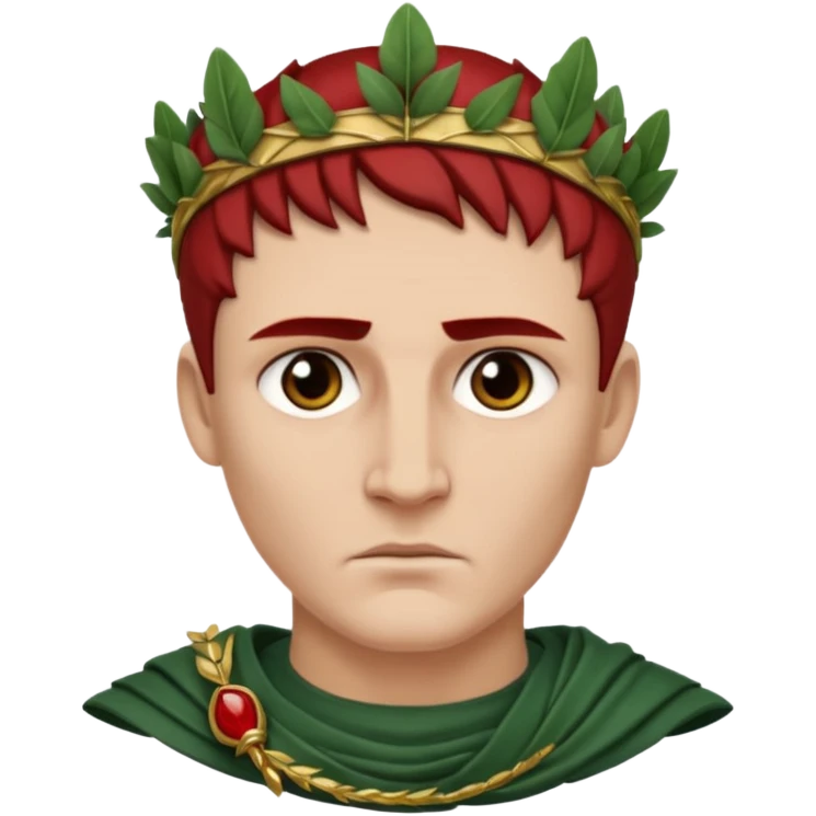 julius caesar young evil wreath emoji