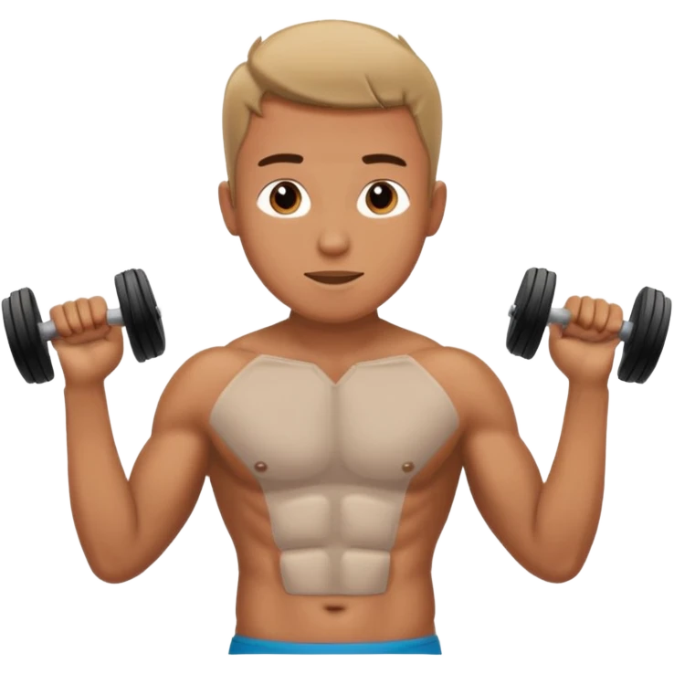 man doing abdominals emoji
