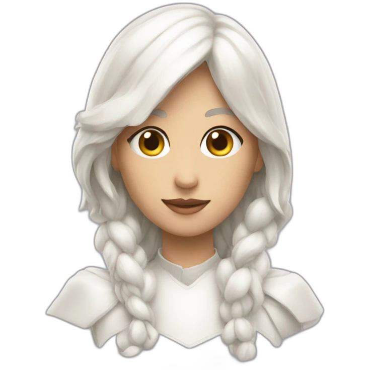 Coeur blanc emoji