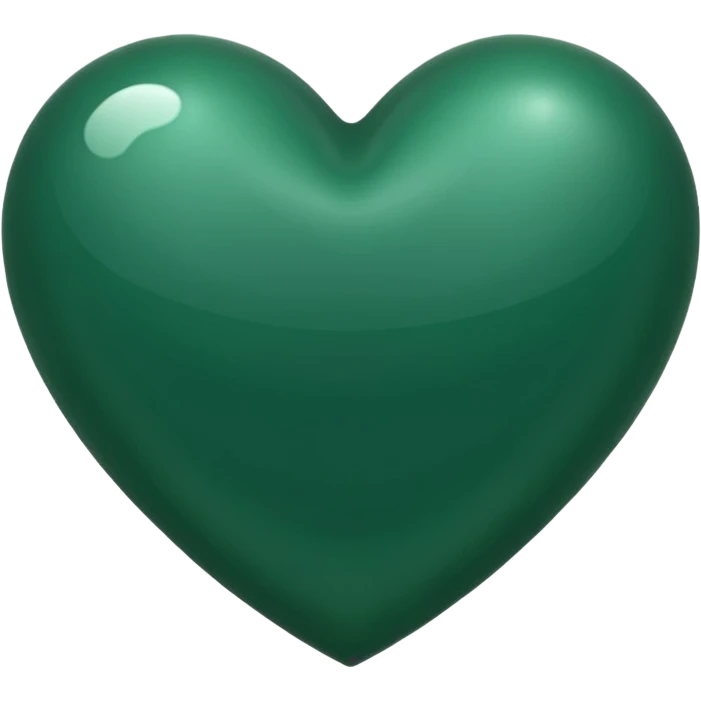 dark green heart emoji