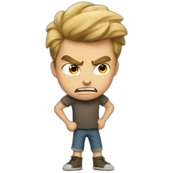 angry boy emoji