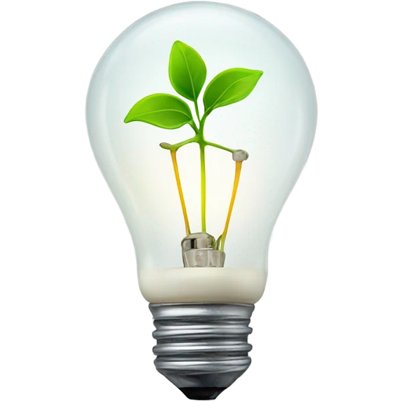Bulb + Sprout emoji