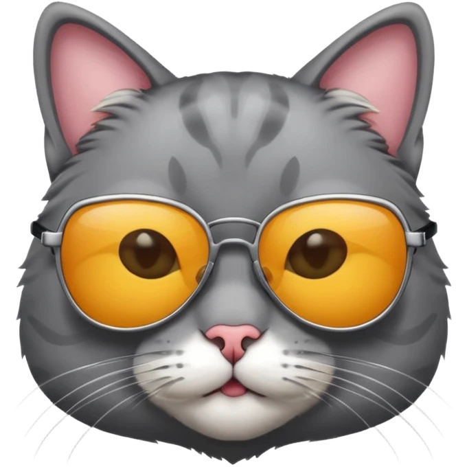 Cat wearing sunglasses emoji
