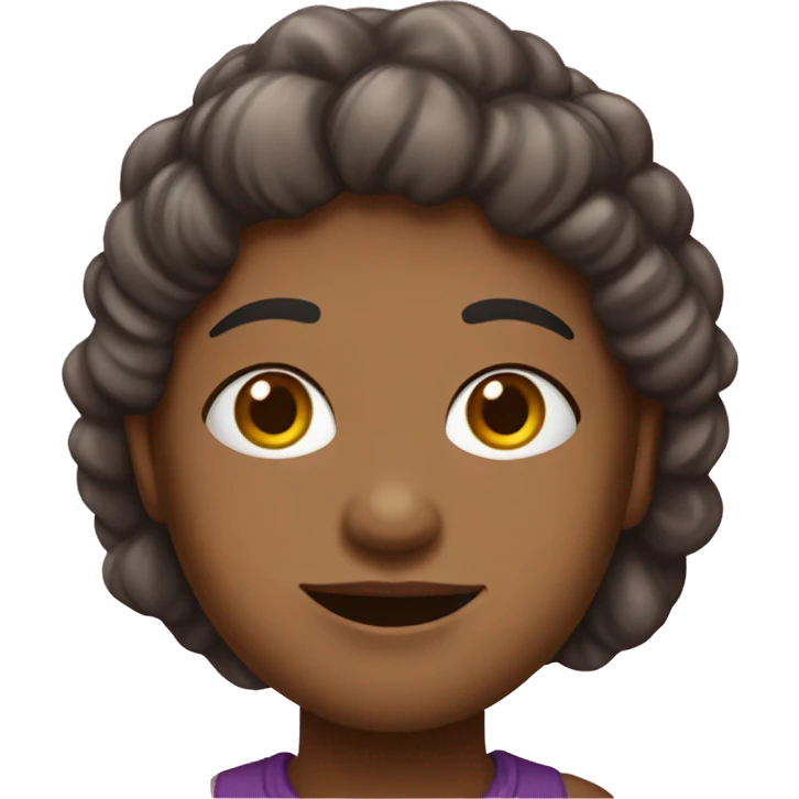 confeiteira loira cacheada longo emoji