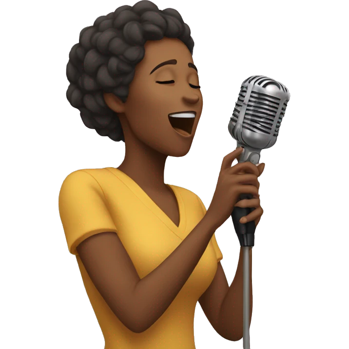  Women singing emoji