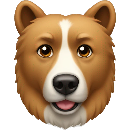 dog bear emoji