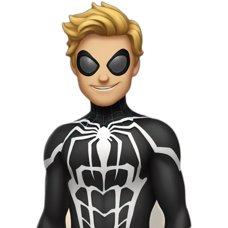 Symbiote Spiderman emoji