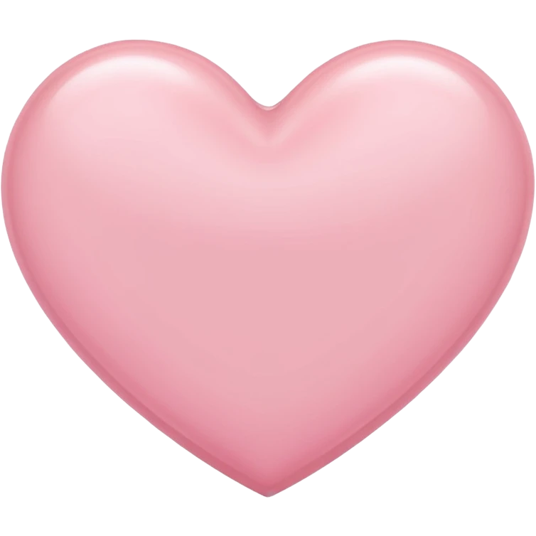 Light pink heart emoji