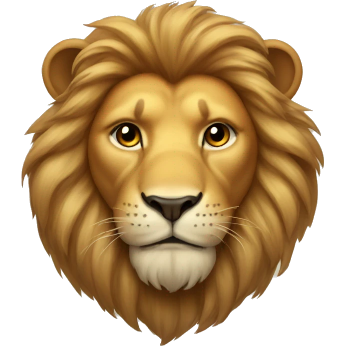 Lion with bow emoji