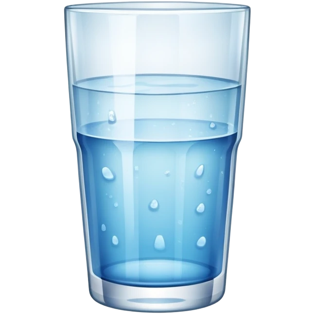 drinking glass with water emoji