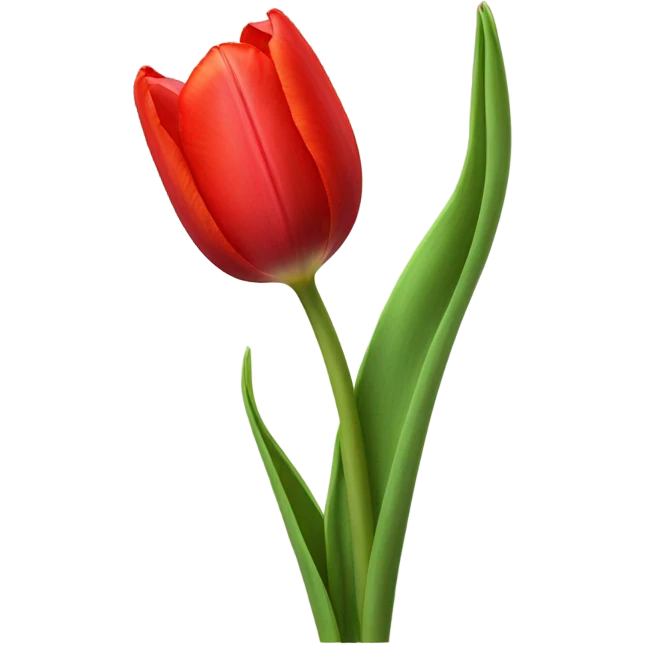 red tulip emoji