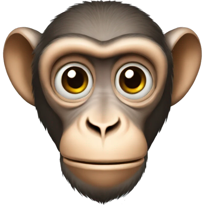 macaquinho tapando os olhos emoji