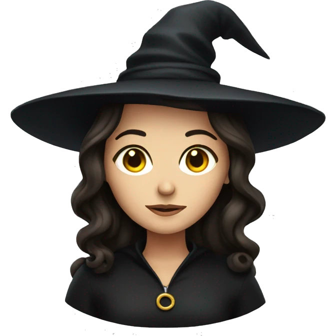 Brunette witch  emoji