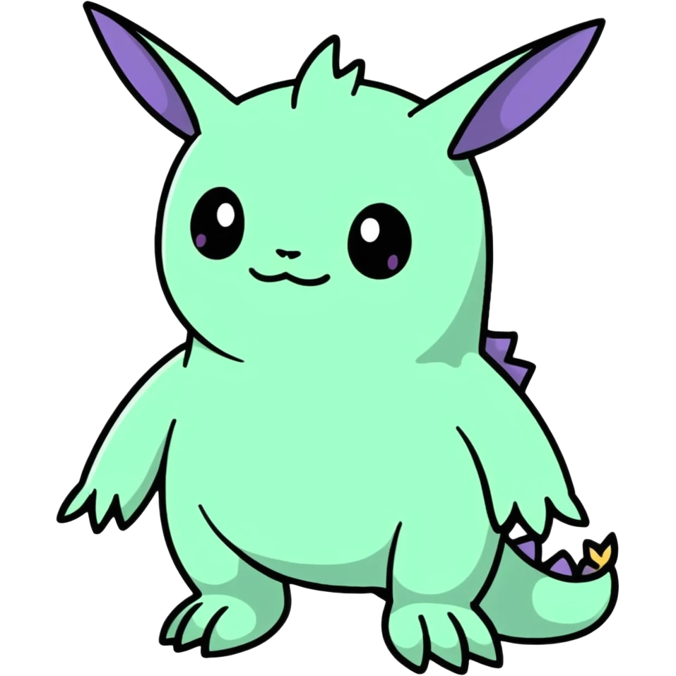 Colorful fantasy Fakémon-Creature (full body)  emoji