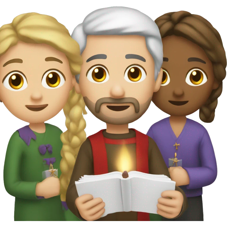 Three advent Sunday emoji