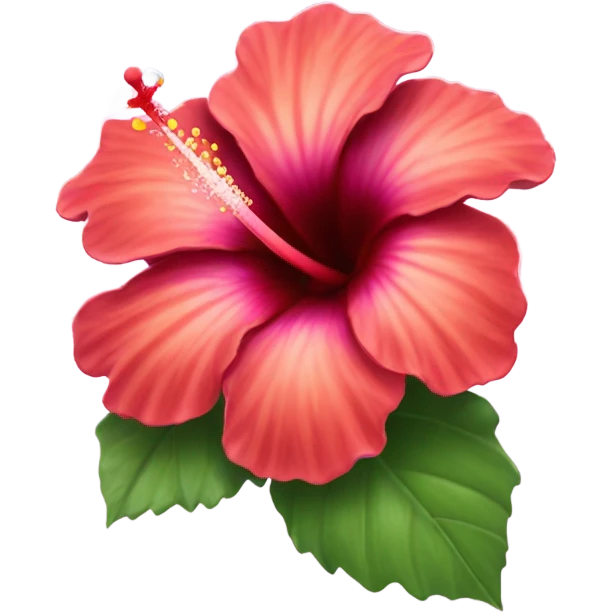 hibiscus with water droplets on it emoji