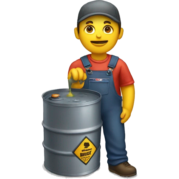 American holding oil emoji