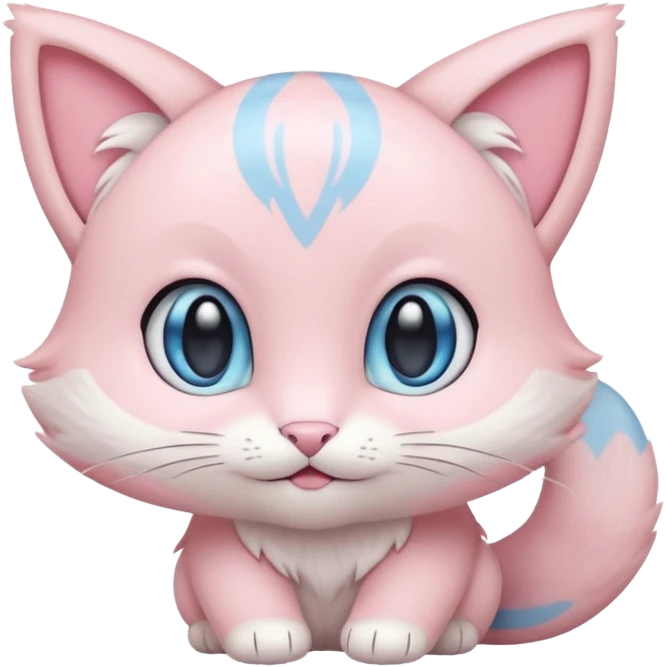 Pastel Mew-Pokémon emoji