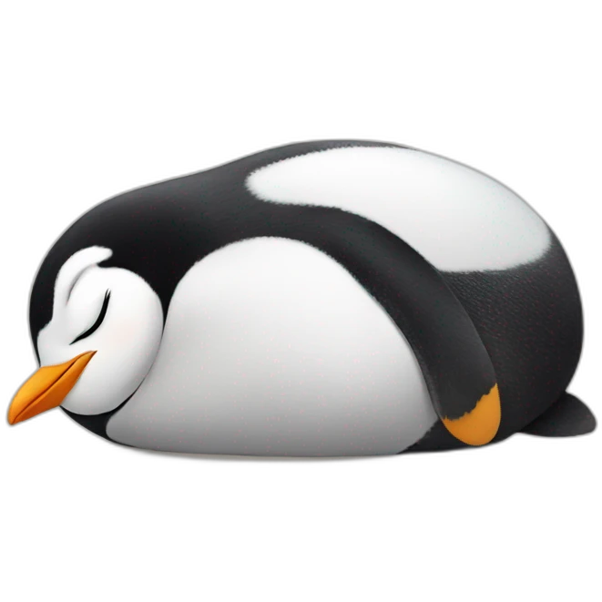 penguin sleeping  emoji