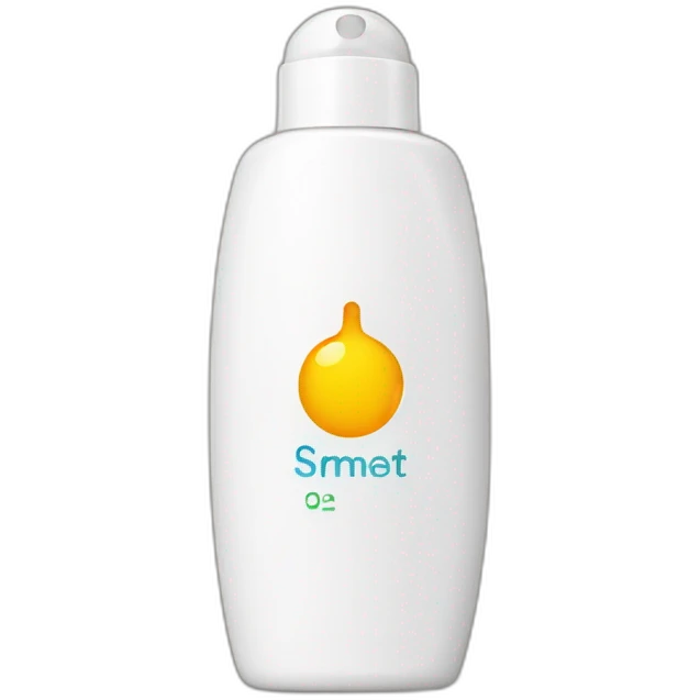 Sunscreen bottle emoji