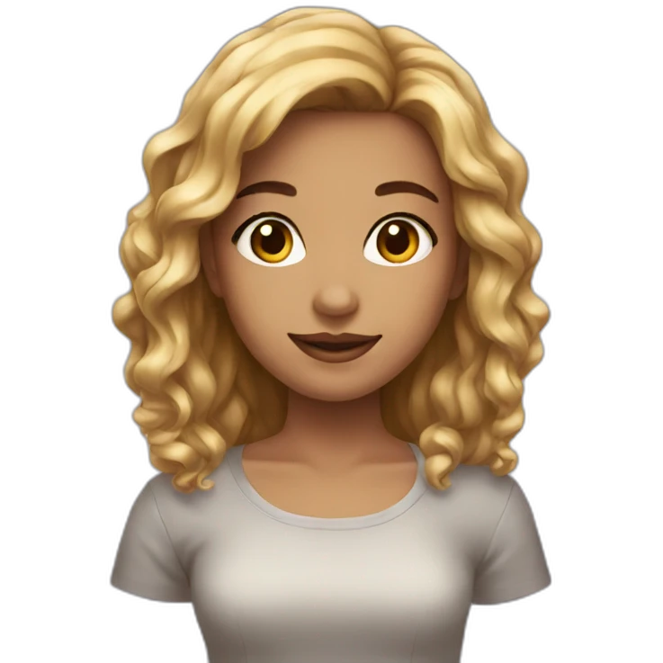 Beautiful girl emoji