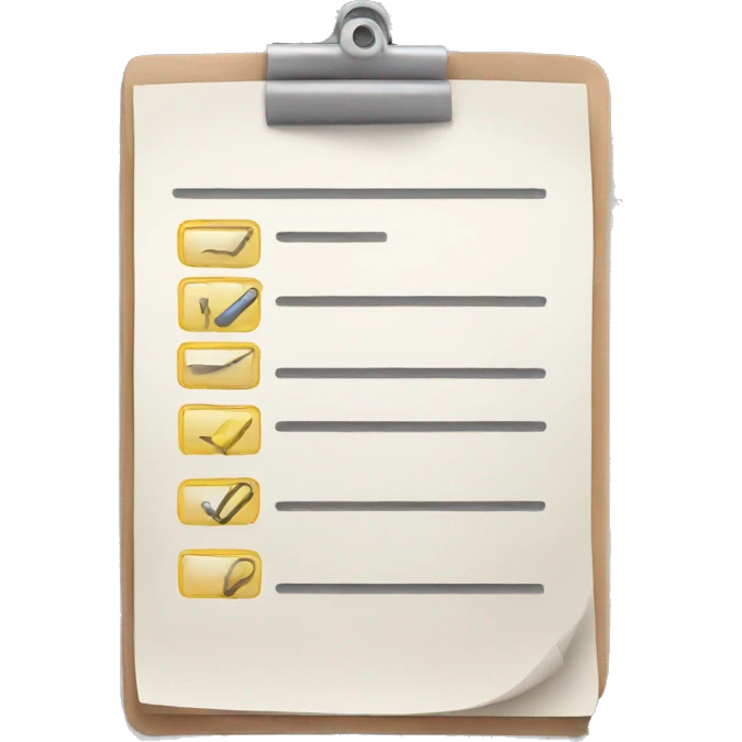 checklist emoji