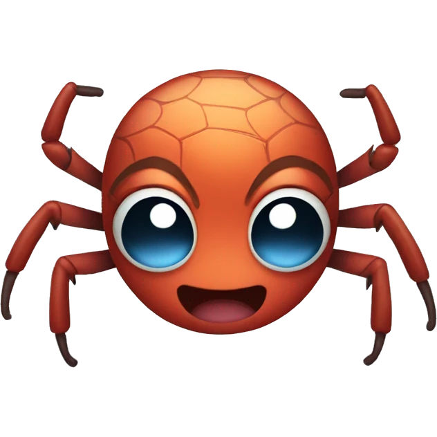 Cute spider emoji
