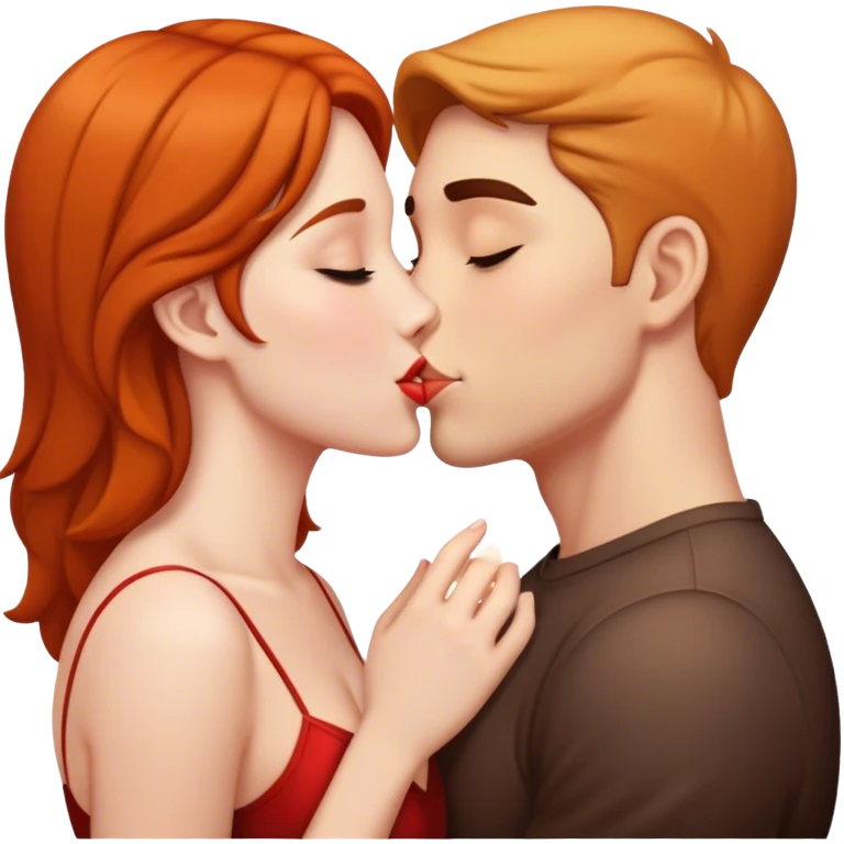 Couple kissing emoji