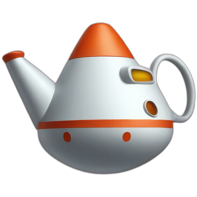 rocket teapot emoji