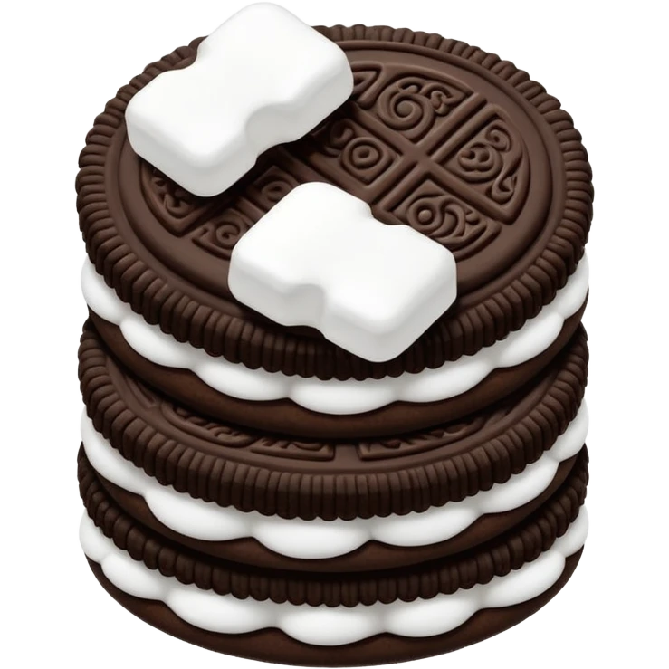 Oreos and Marshmallows emoji